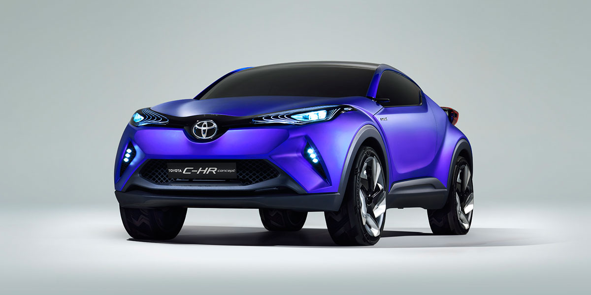 Toyota C-HR - новое слово в дизайне субкомпактных кроссоверов